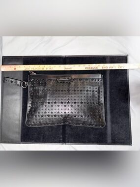 Jimmy Choo Derek Black large Clutch